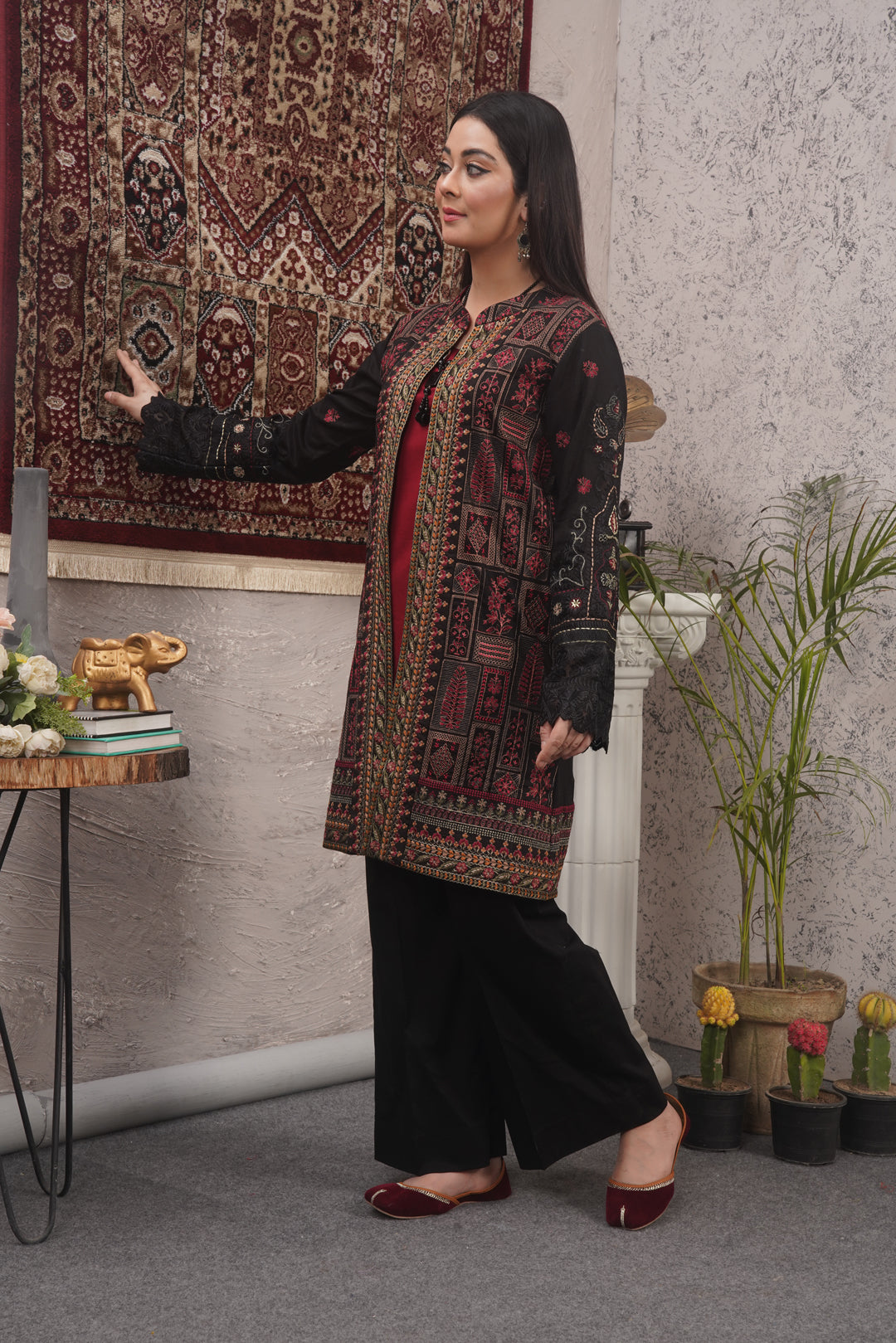 3PC - Black Open - Diya