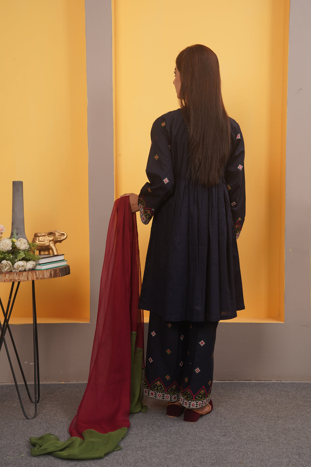 3Pc - Navy Blue - Laila