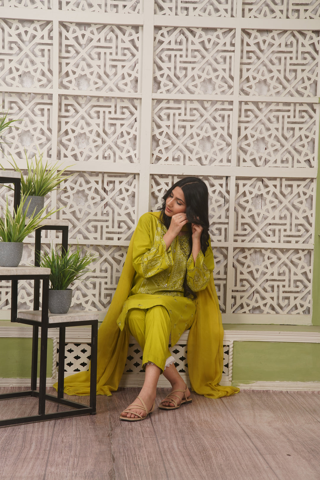 3Pc - Parrot Green - Neha