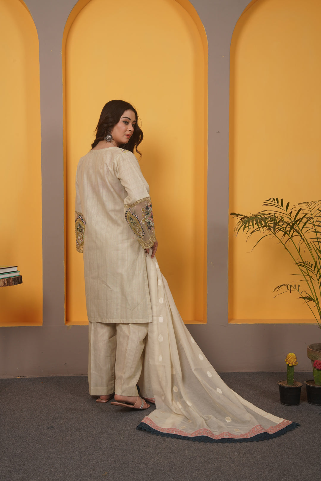 3 PC - Off white - Zarwah