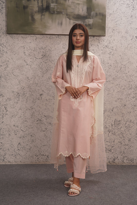 3PC - Baby Pink - Meena