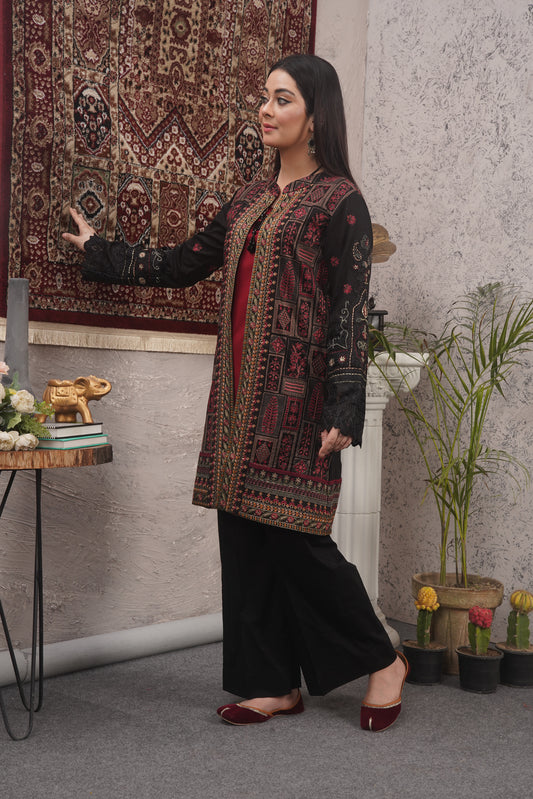 3PC - Black Open - Diya