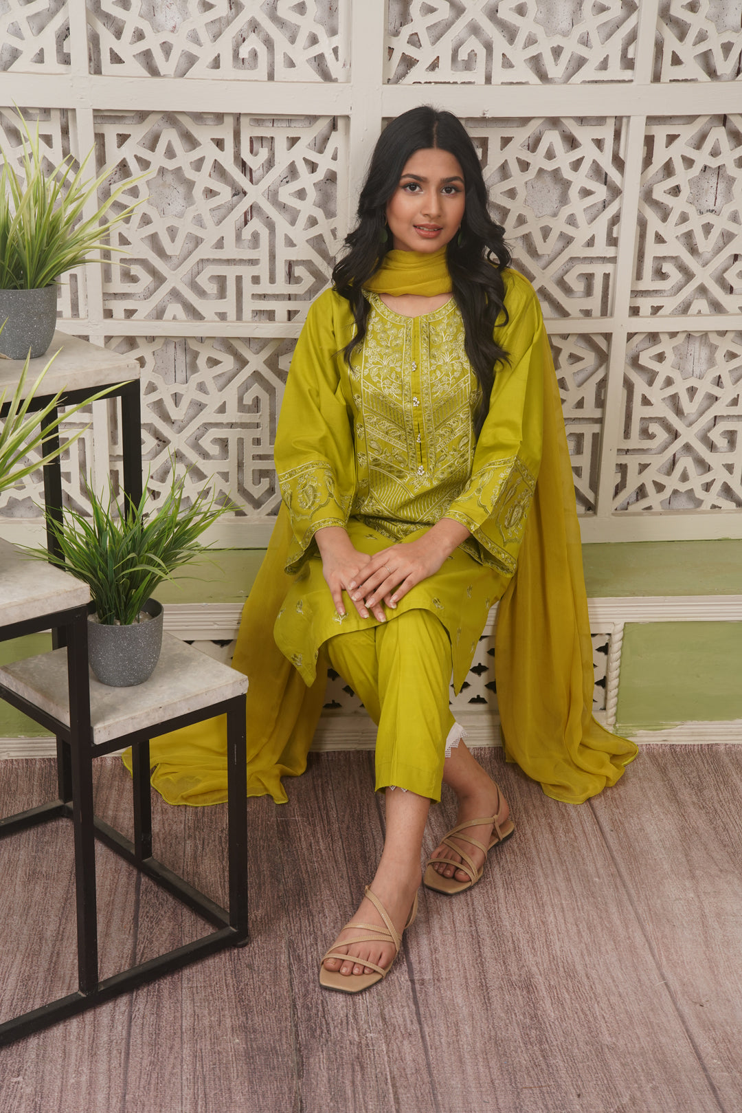 3Pc - Parrot Green - Neha